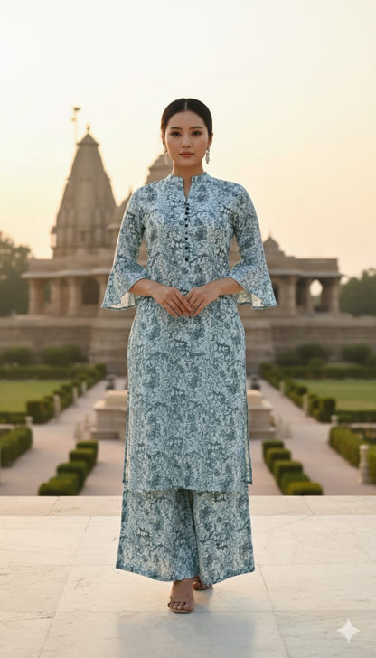 Neelkanth Grace Kurta Palazzo Set