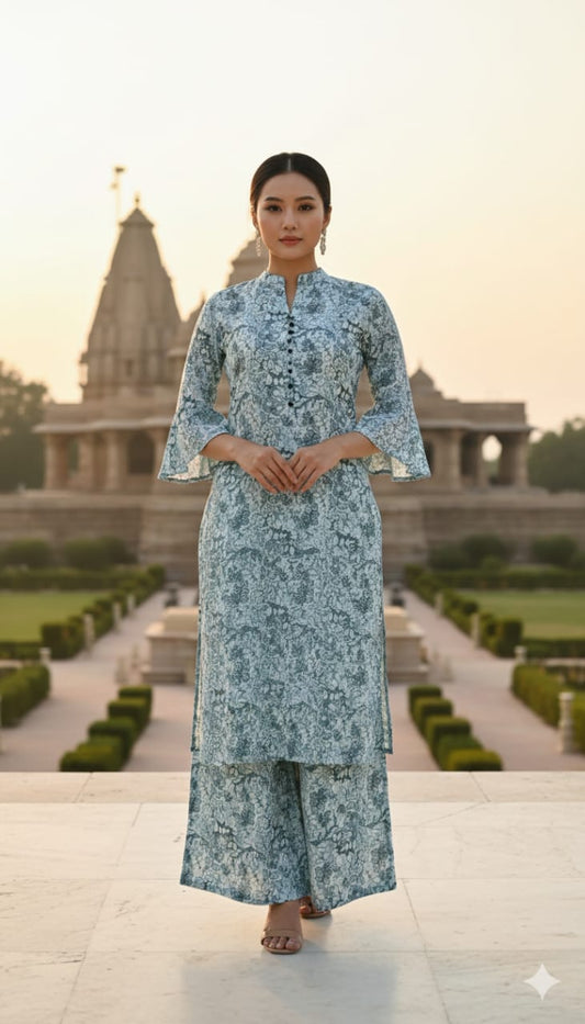 Neelkanth Grace Kurta Palazzo Set