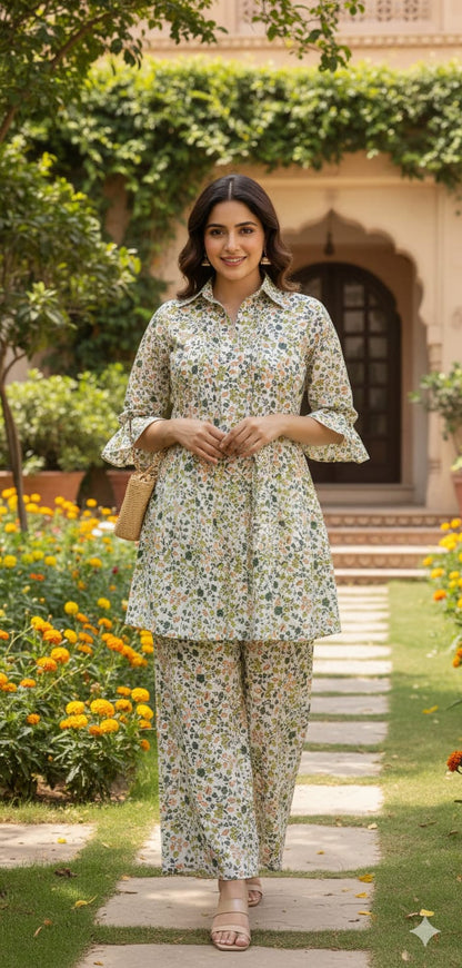 Ivory blossom co-ord Set