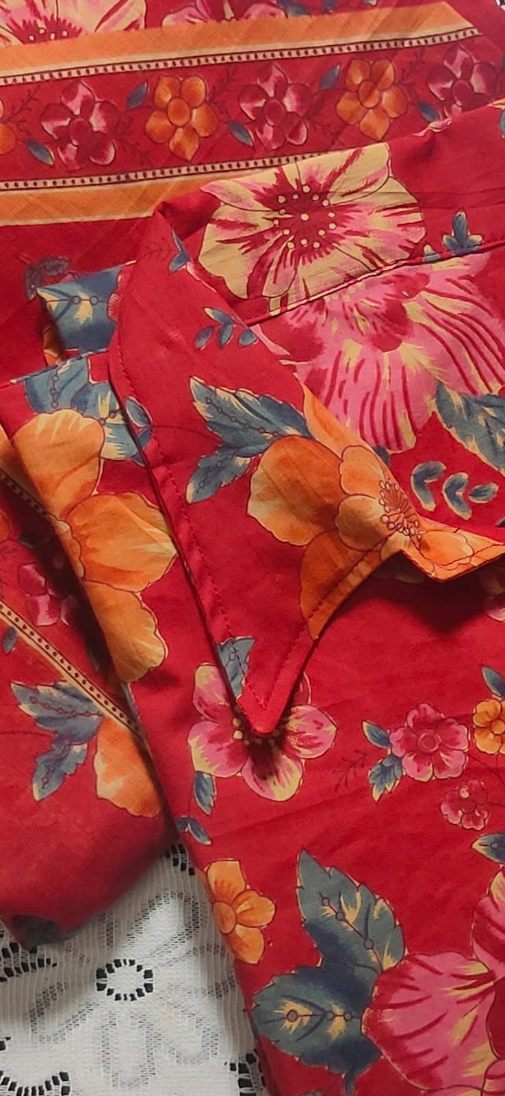 Floral farshi co-ord set with dpatta